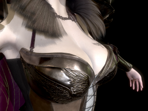 woman knight 3D 模型