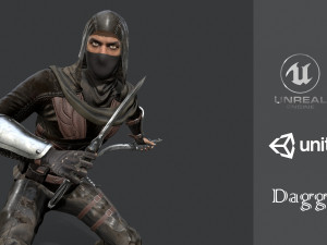 dagger assassin 3D मॉडल