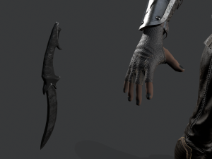 dagger assassin 3D मॉडल