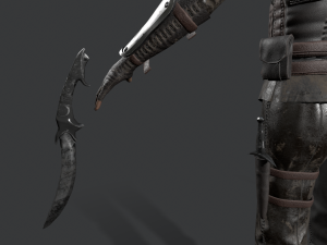 dagger assassin 3D मॉडल