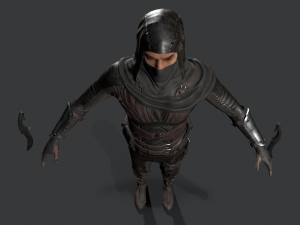 dagger assassin 3D मॉडल