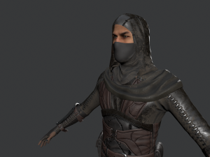 dagger assassin 3D मॉडल