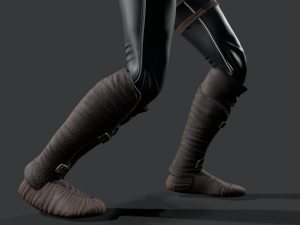 dagger girl assassin 3D-Modell