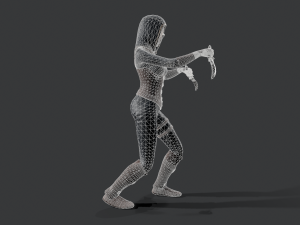 dagger girl assassin 3D-Modell