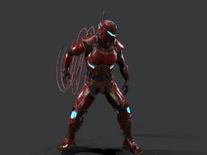 destroyer scifi 3D 모델
