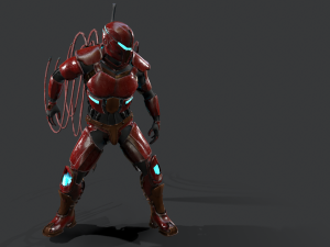 destroyer scifi 3D 모델