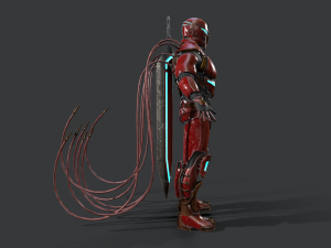 destroyer scifi 3D 모델