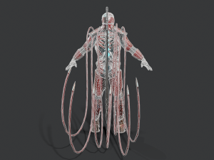 destroyer scifi 3D 모델