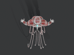 destroyer scifi 3D 모델