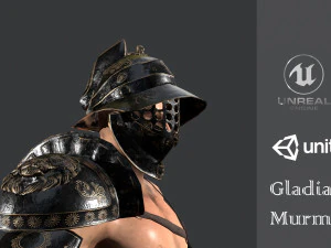 gladiator murmillo Model 3D