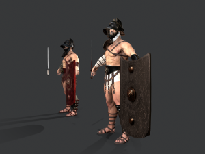 gladiator murmillo 3D Model