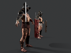gladiator murmillo 3D Model