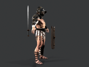 gladiator murmillo 3D Model