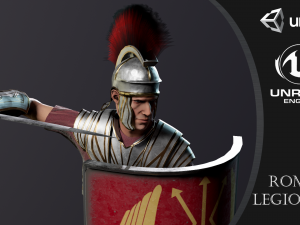 roman legioner 3D मॉडल