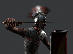 roman legioner Model 3D