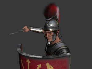 roman legioner Model 3D