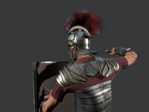 roman legioner Model 3D