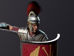 roman legioner Model 3D