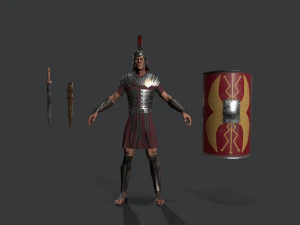 roman legioner 3D Model