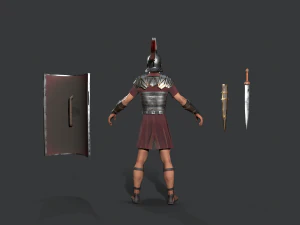 roman legioner 3D Model