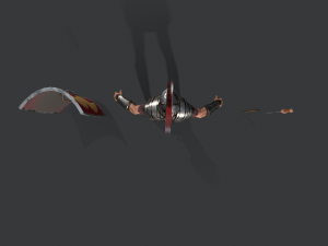 roman legioner Model 3D