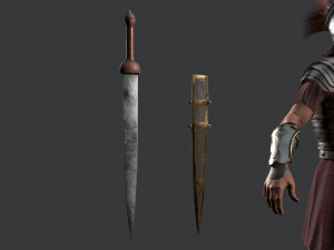 roman legioner Model 3D