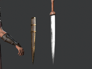 roman legioner Model 3D