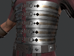 roman legioner Model 3D