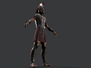 roman legioner Model 3D