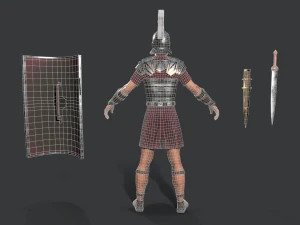 roman legioner 3D Model