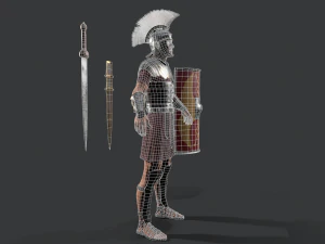 roman legioner 3D Model