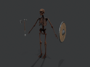 skeleton warrior2 Model 3D