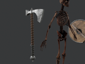 skeleton warrior2 Model 3D