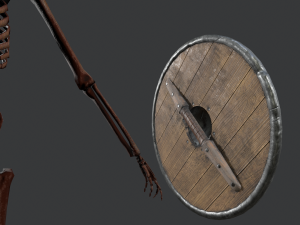 skeleton warrior2 Model 3D