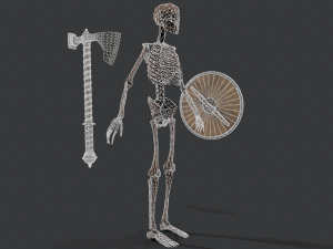 skeleton warrior2 Model 3D