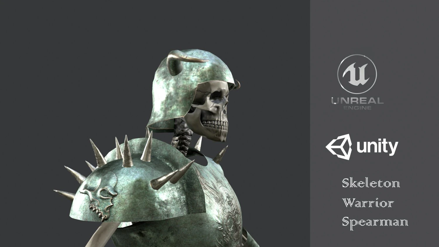 skeleton warrior 3 3D Model .c4d .max .obj .3ds .fbx .stl .blend 