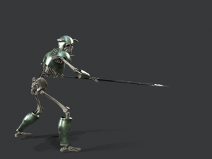 skeleton warrior 3 3D Model