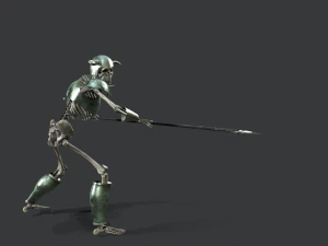 skeleton warrior 3 3D Model