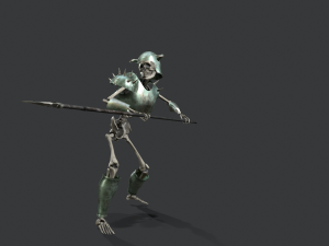 skeleton warrior 3 3D Model