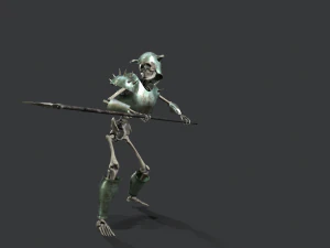 skeleton warrior 3 3D Model