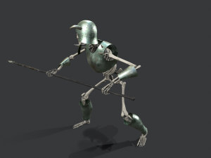 skeleton warrior 3 3D Model