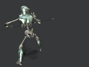 skeleton warrior 3 3D Model
