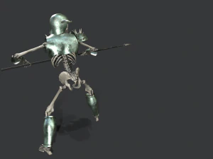skeleton warrior 3 3D Model