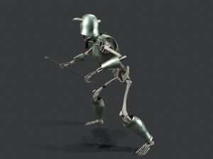 skeleton warrior 3 3D Model