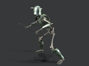 skeleton warrior 3 3D Model