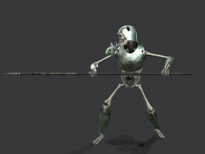 skeleton warrior 3 3D Model