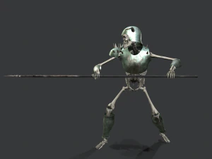 skeleton warrior 3 3D Model
