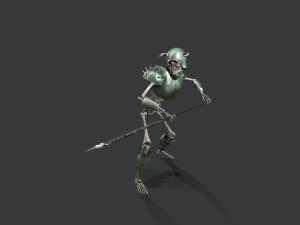 skeleton warrior 3 3D Model