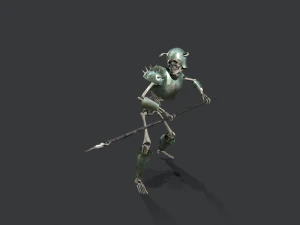 skeleton warrior 3 3D Model