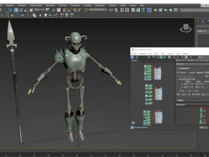 skeleton warrior 3 3D Model